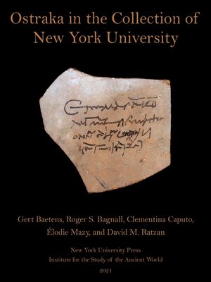 cover image of Ostraka in the Collection of New York University